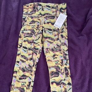 NWT Lululemon Fast and Free HR Tights 25”